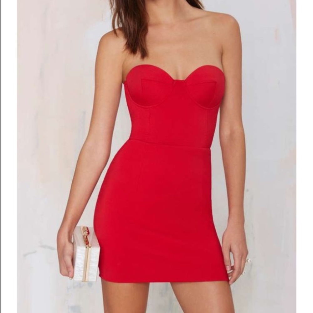 NWT Nasty Gal Heartless Red Dress